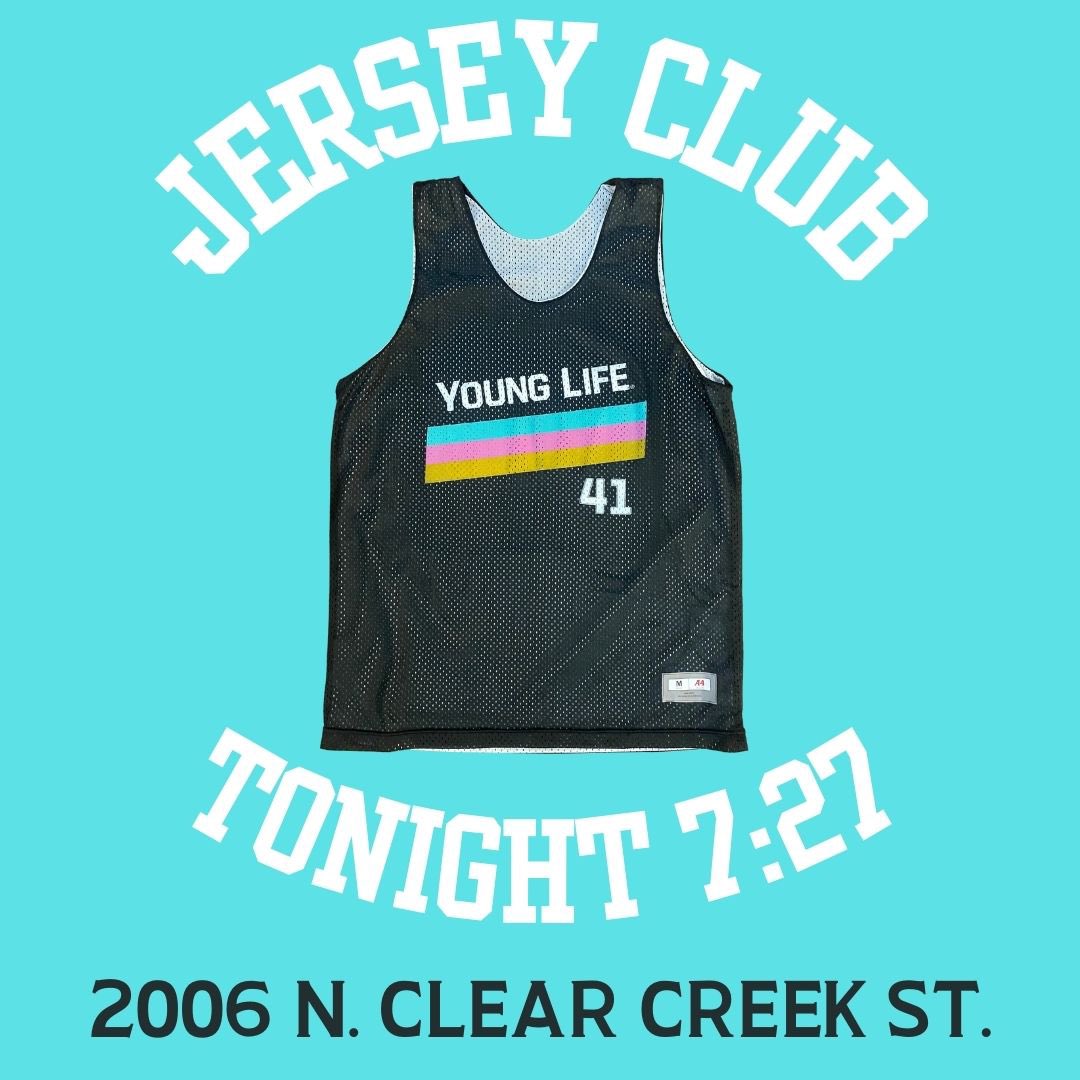 Club is BACK tonight!! Wear your favorite jersey &amp; we’ll see you at 7:27!! #andoveryounglife