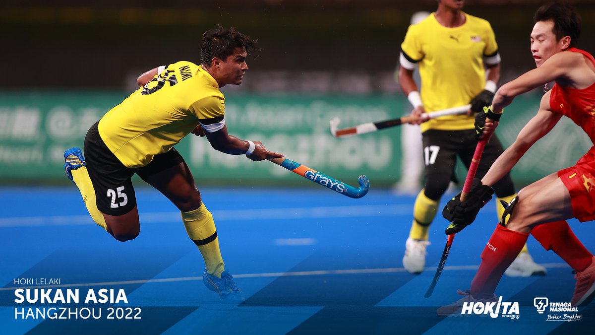 HokitaMY's tweet photo. #AsianGames2022 | #FieldHockey (M)
Sampai di sini sahaja rezeki #SpeedyTigers. π’ China menggunakan kelebihan tempat sendiri dengan baik untuk menghalang kemenangan buat kita hari ini. Apa pun, terima kasih atas perjuangan anda semua! #CHNvMAS #SayaSokongHokiMY #BersatuUntukHoki https://t.co/qqwwG3iTcd
