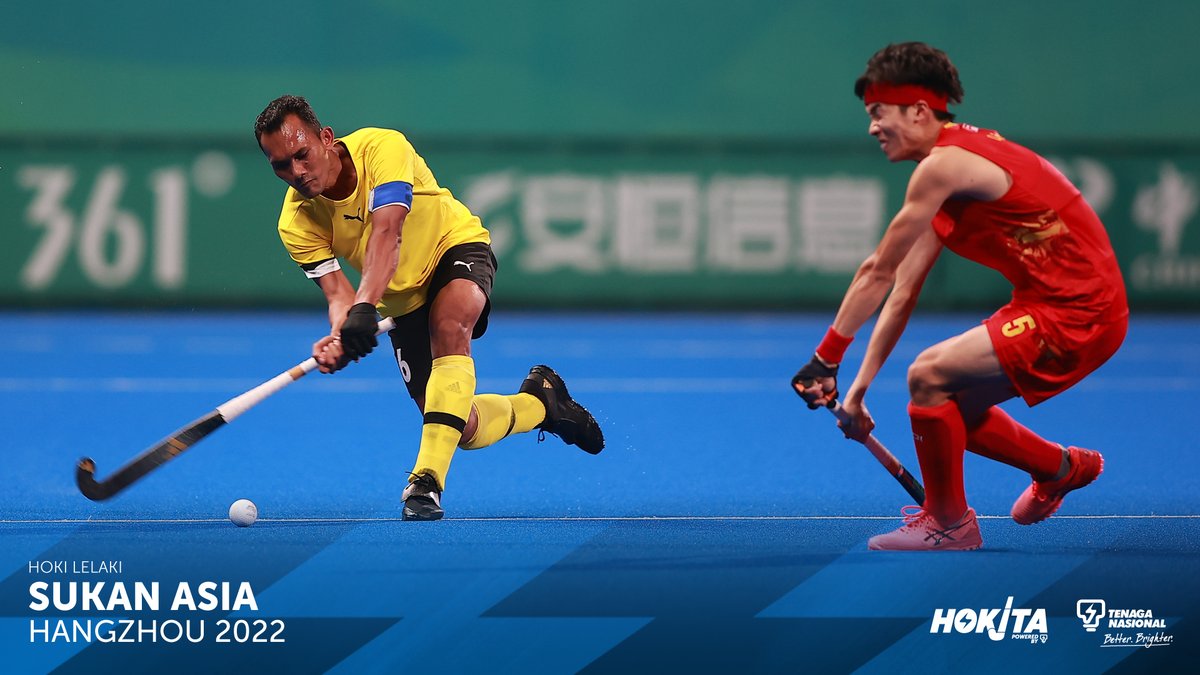 HokitaMY's tweet photo. #AsianGames2022 | #FieldHockey (M)
Sampai di sini sahaja rezeki #SpeedyTigers. π’ China menggunakan kelebihan tempat sendiri dengan baik untuk menghalang kemenangan buat kita hari ini. Apa pun, terima kasih atas perjuangan anda semua! #CHNvMAS #SayaSokongHokiMY #BersatuUntukHoki https://t.co/qqwwG3iTcd