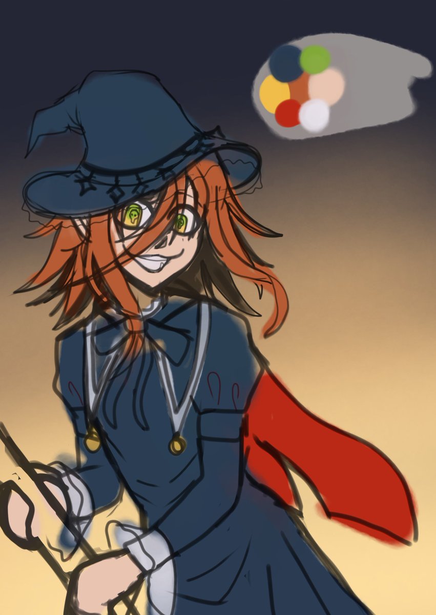 TheGremlinDemon's tweet photo. @znazzyplague Doing this one! (Its in french lmao) second day is witch! https://t.co/9hx5cnpqh2