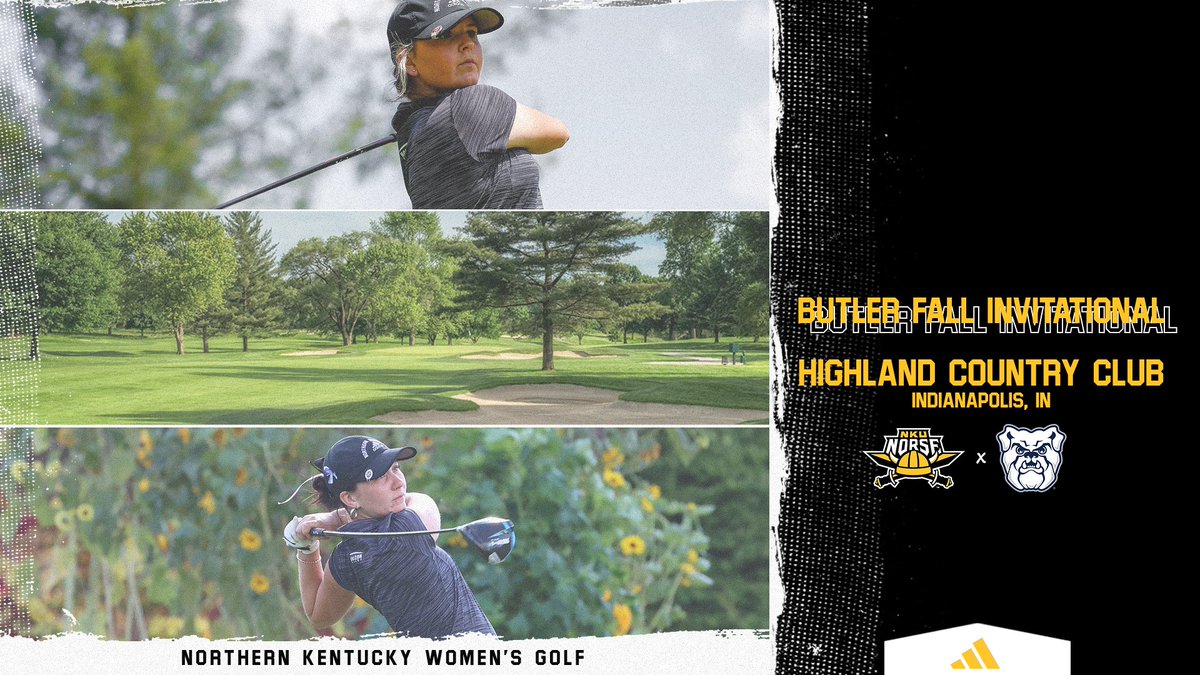 NKUNorseWGolf's tweet photo. Back on the links to start the week!!⛳️

🏌️‍♀️ - Butler Fall Invitational 
🗺️ - Indianapolis, IN
📍 - Highland CC 
🗓️ - October 2-3 
📊 - https://t.co/u9dUOJYFPL 

@NKUNorse | #NorseUp https://t.co/3j5cP26aQg
