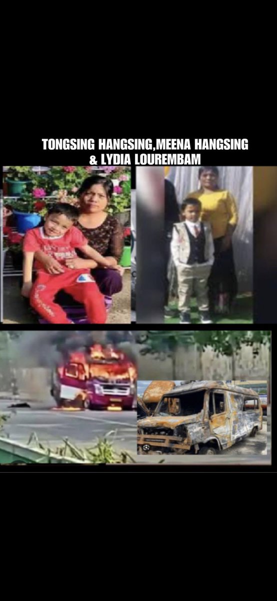 ChongneoHm97777's tweet photo. The depths to which prejudice can lead are shocking. Burning an ambulance with a young child inside is beyond comprehension, especially when the ties of that child extend to the very community of the attackers. #ThisIsKuki_ZoStory
#MeiteiAtrocities
#MeiteiWarCrimes https://t.co/3zUAQVxNem