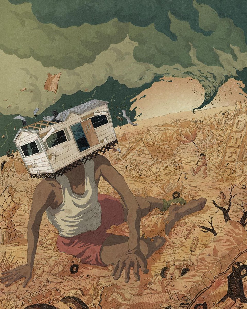 SVA_News's tweet photo. The extreme flooding last week in New York made @svanycalumni and faculty member @oliverdrawing's “natural disasters” illustration series—created earlier this summer—extra prescient.

Hope everyone was safe and made out okay with their living spaces. ❤️ https://t.co/Blo7ftQIAF https://t.co/r8nNKzqyPk