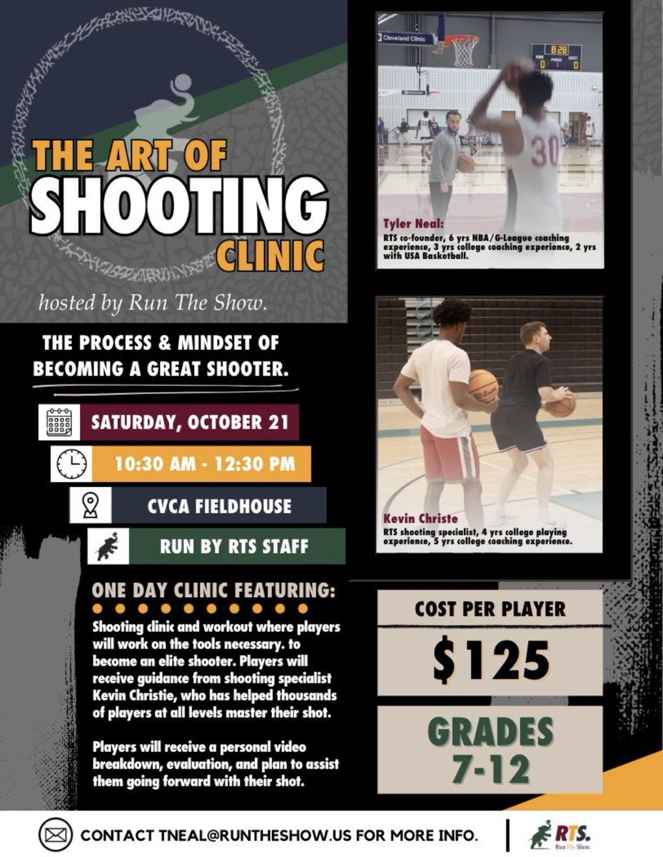 Shooters!!! Link in bio to sign up 📝
