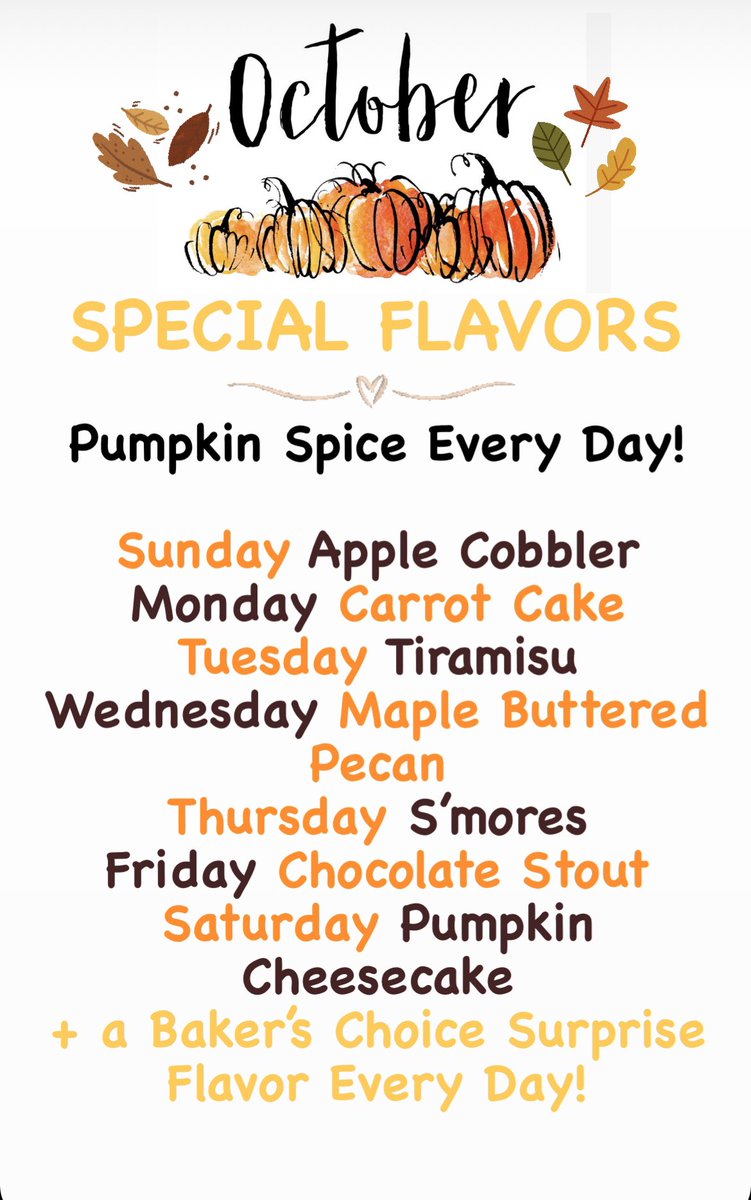 SmallCakesNDH's tweet photo. Happy Monday y’all! Today’s specials are #CarrotCake #VanillaMallow &amp; #PumpkinSpice #Cupcakes +17 delicious signature flavors BakedFreshDaily! Order pickup 404.621.9634 or https://t.co/MTIy7NEtp6! Or get delivery #UberEats or #DoorDash! https://t.co/TEIsH7Uc20