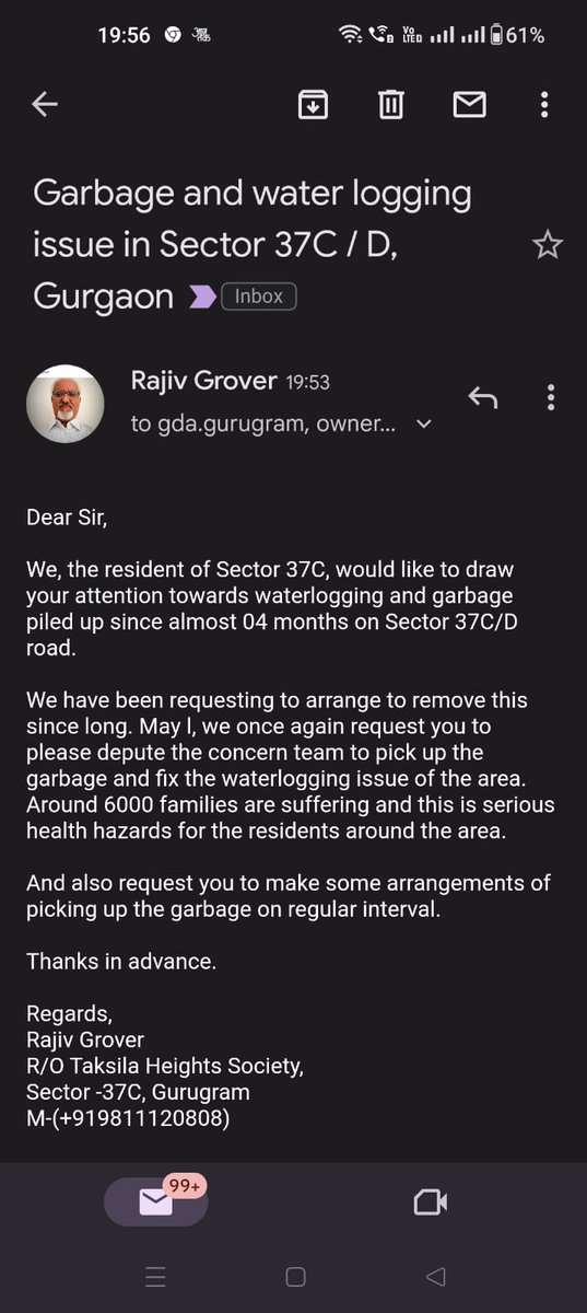 KKKaul1's tweet photo. Condition of Great gurgaon. https://t.co/noXQbIh3e6