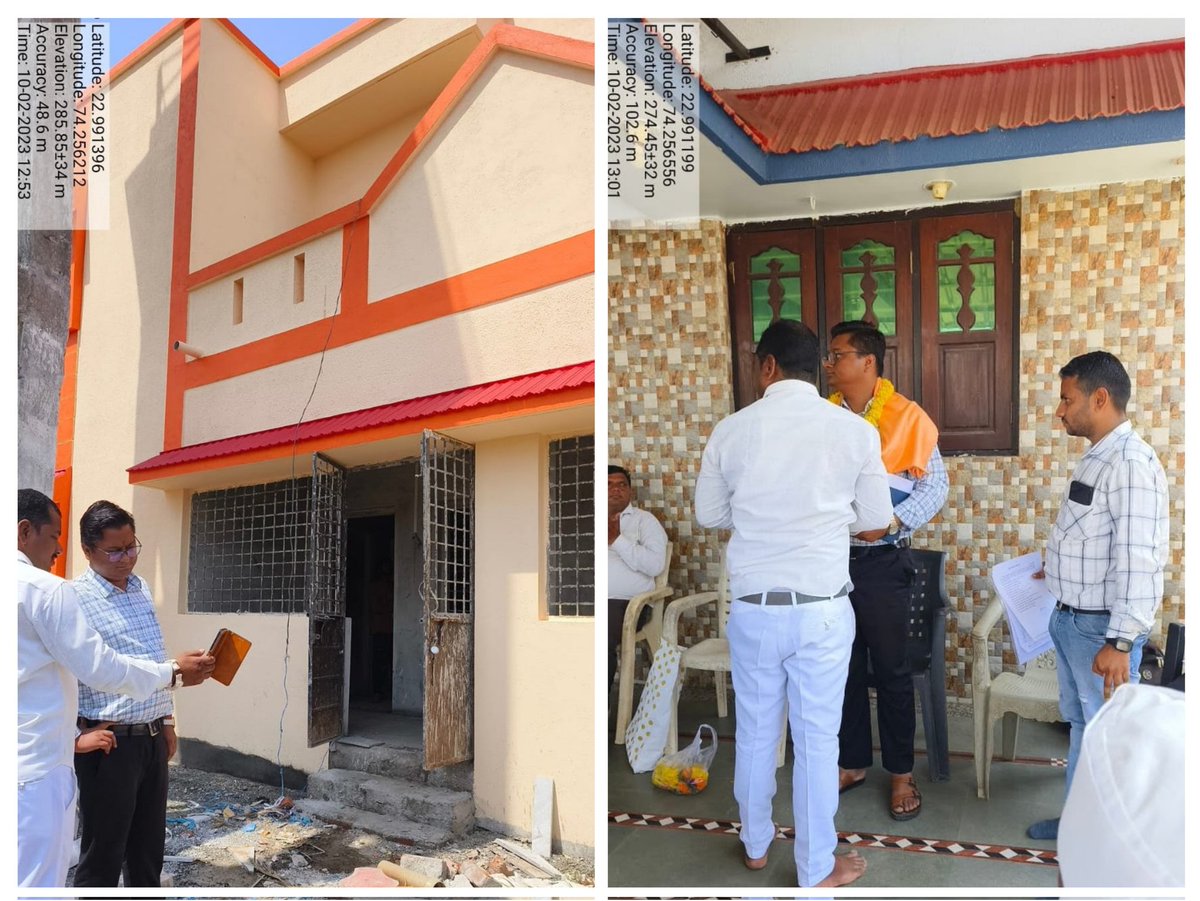 Inspected the construction of Gram Panchyat building and took part in the Gram Sabha of village Radiyati Gurjar.