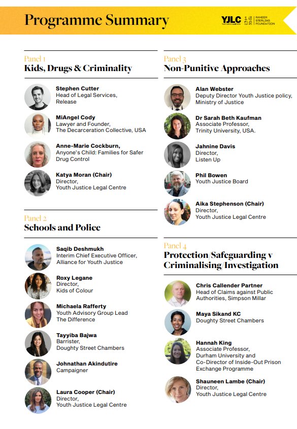 We have partnered with the Youth Justice Legal Centre to bring this year’s summit ‘Exploring Alternatives to the Criminal Legal System for Children’.
 
The summit will take place at King’s College, London on Thursday 5th October 2023. 

bit.ly/46YvZHJ
