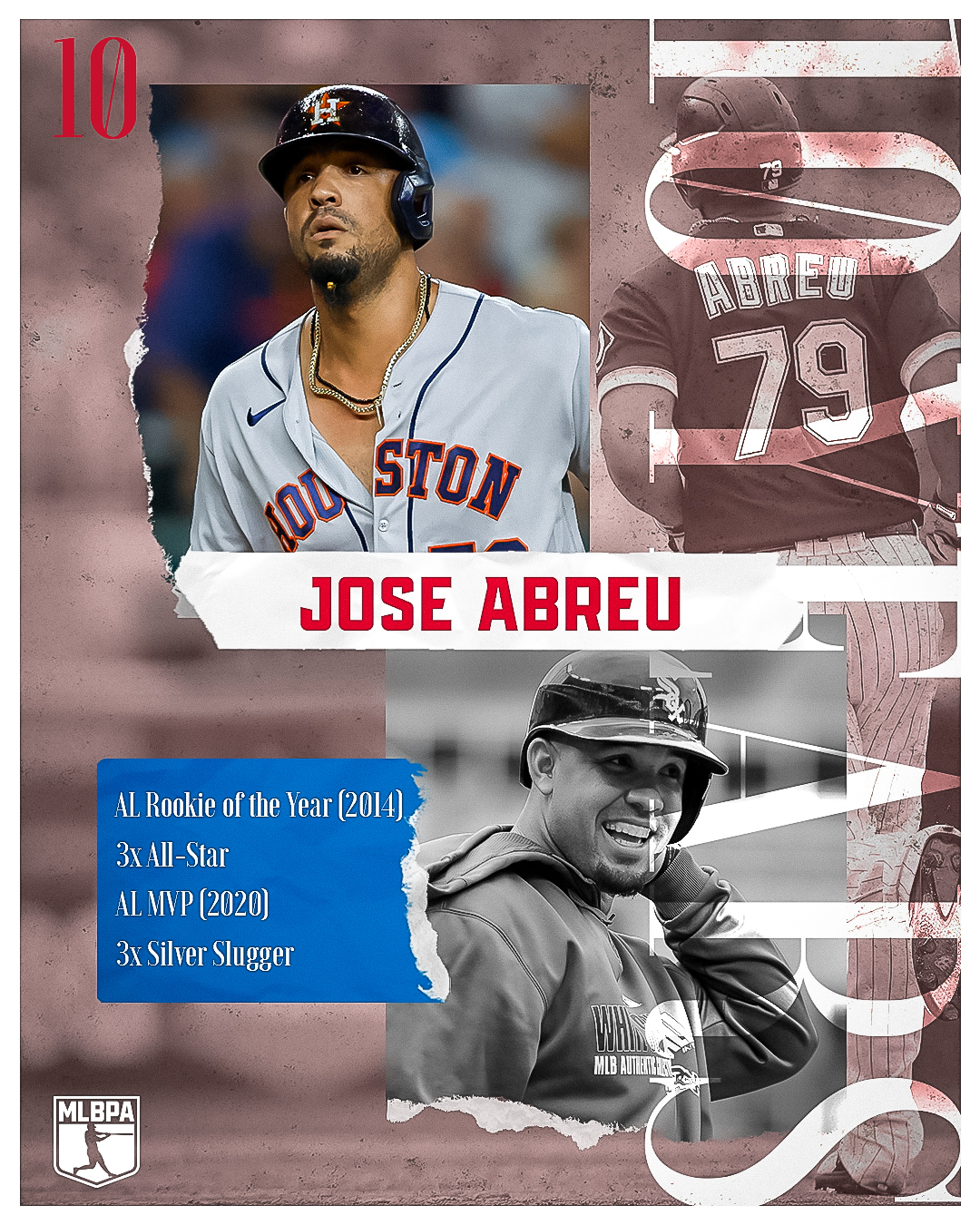 JOSE ABREU 2014 AMERICAN LEAGUE ROOKIE OF THE YEAR BASEBALL CARD