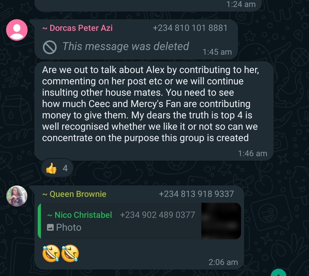bubbly_bop's tweet photo. They have been contributing for 2 weeks now, yet nothing to show for it. Hating outside here, but envying Ceec and her fans in their groups, jealous goats ππππππππππππππ
#BBNaija #BBNaijaAlIStars #bbnaijaAllstars https://t.co/qNOYUtKBdW