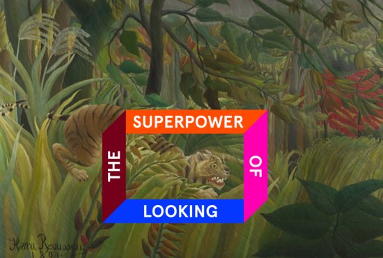 Explore Henri Rousseau’s jungle in our free ‘Surprised by a tiger!’ lesson resource! Packed with questions to get your students using #TheSuperpowerOfLooking, activities to engage everyone and video with @BobandRoberta  💻bit.ly/46geG4a