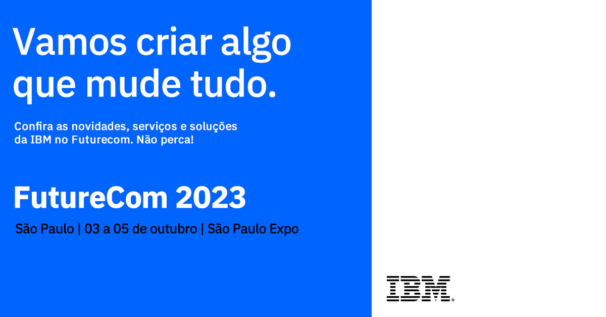 ibmbrasil's tweet image. 🚀 Você está pronto para o Futurecom 2023? Nós estamos! 

Venha explorar o futuro da tecnologia conosco no estande da IBM.
Aproveite e assista às palestras da IBM sobre FinOps, Observabilidade, IA Generativa e Segurança Cibernética.
ibm.co/48A2jBq
#Futurecom2023