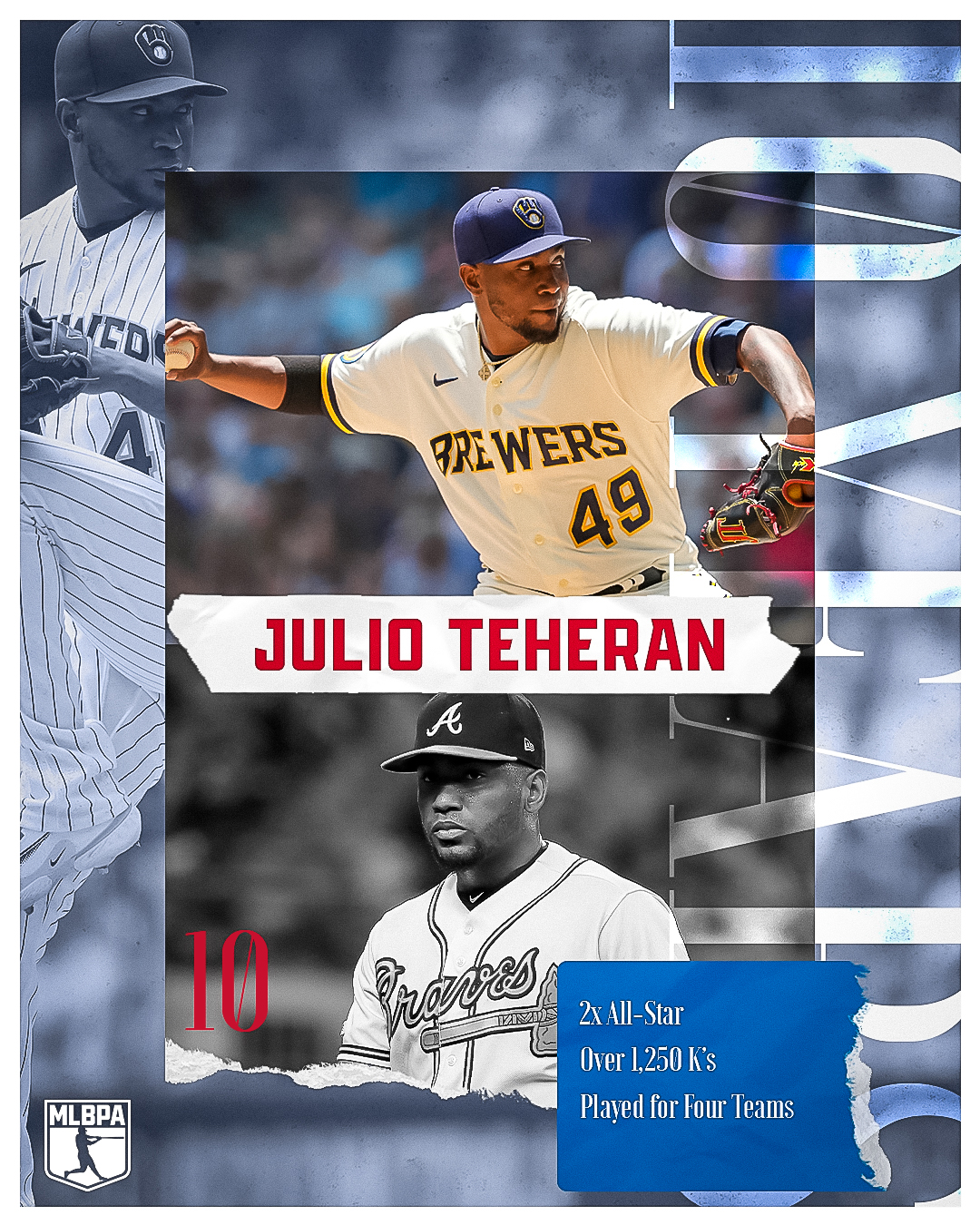 Julio teheran outlet jersey