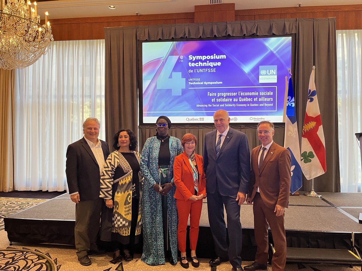 Caisse d’économie solidaire (@csolidaire) on Twitter photo La <a href="/CSolidaire/">Caisse d’économie solidaire</a> est fière de ci-organiser le symposium du Groupe de travail inter-agences des Nations unies sur l’Économie sociale et solidaire à Montréal.
La matinée s’est ouverte avec entre autres <a href="/MinFitzgibbon/">Pierre Fitzgibbon</a> @LucRabouin et Marc Picard, notre DG.
<a href="/economie_quebec/">Économie Québec</a> <a href="/MTL_Ville/">Ville de Montréal</a> La <a href="/CSolidaire/">Caisse d’économie solidaire</a> est fière de ci-organiser le symposium du Groupe de travail inter-agences des Nations unies sur l’Économie sociale et solidaire à Montréal.
La matinée s’est ouverte avec entre autres <a href="/MinFitzgibbon/">Pierre Fitzgibbon</a> @LucRabouin et Marc Picard, notre DG.
<a href="/economie_quebec/">Économie Québec</a> <a href="/MTL_Ville/">Ville de Montréal</a>
