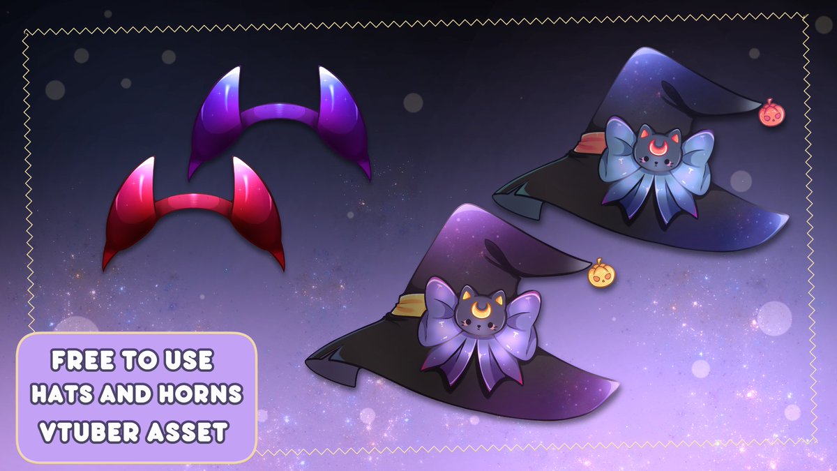 ⋆｡ﾟ☾  VTUBER FREE ASSETS  ☾ ﾟ｡⋆  

Friendly reminder that last year I made these spooky assets and overlays totally FREE. 

Don’t forget to give credits <3 

LINK BELOW⬇️

#VtubersUprising