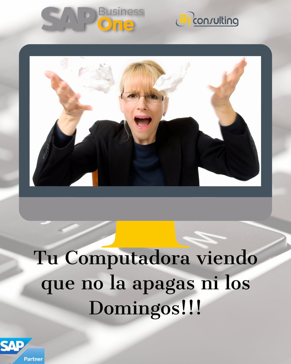 b1consulting_ve's tweet photo. Un poco de humor!!! 😆😆😆

#solucionesempresariales #SAPB1 #sapbusinessone #saperp #sapsoftware #sappartners #gestionempresarial #softwareempresarial #sapmovil #sapapps #SAPRepublicaDominicana #SAPVenezuela #SAPPuertoRico https://t.co/QPCRJp9k5l