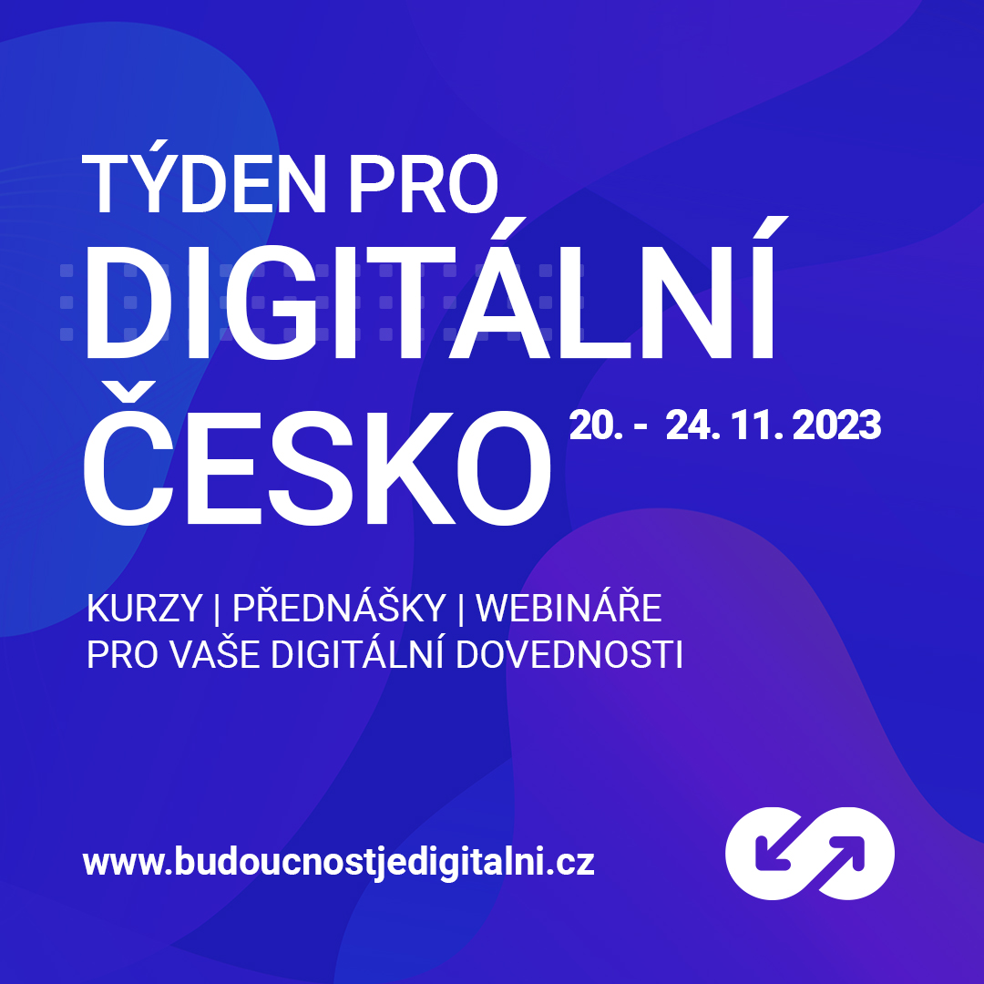 CeskoDigital's tweet photo. Jsme letošním partnerem Týdne pro Digitální Česko, který proběhne 20. - 24. 11. v celé ČR, ale i online. Letošní ročník je ve znamení rozvoje digitálních dovedností. Přehled akcí najdeš na https://t.co/6DrPPI1XFE
#tydenprodigitalnicesko #budoucnostjedigitalni #digitalnidovednosti https://t.co/3YrGqudJ3S