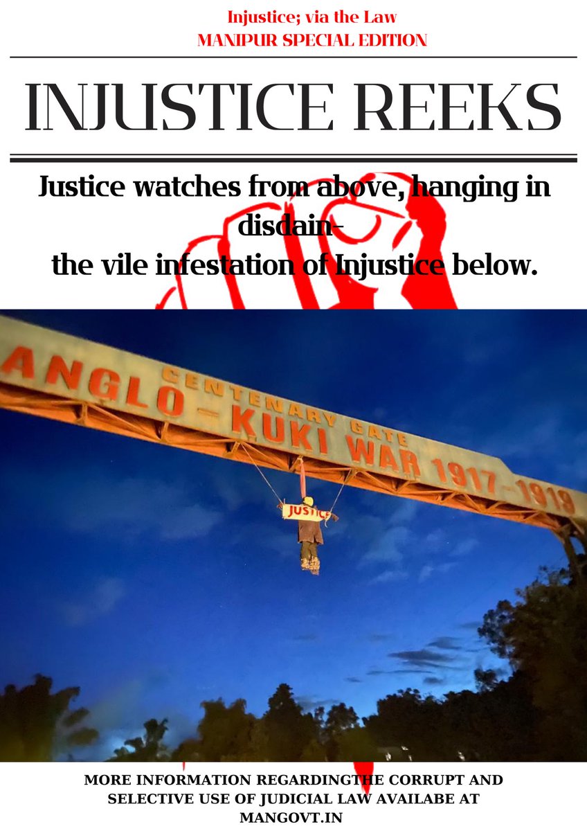 farewellmanipur's tweet photo. INJUSTICE REEKS.

WE DEMAND JUSTICE FOR MR SEIMINLUN GANGTE,FOR ALL
We demand the @NIA_India to release our innocent, the law is not to be spun according to one’s corrupt nature!
We demand Justice!
The Judical Law is not yours to toil with!
#ThisIsKukiZo_Story 
#MeiteiAtrocites https://t.co/jeSWFmXCOD