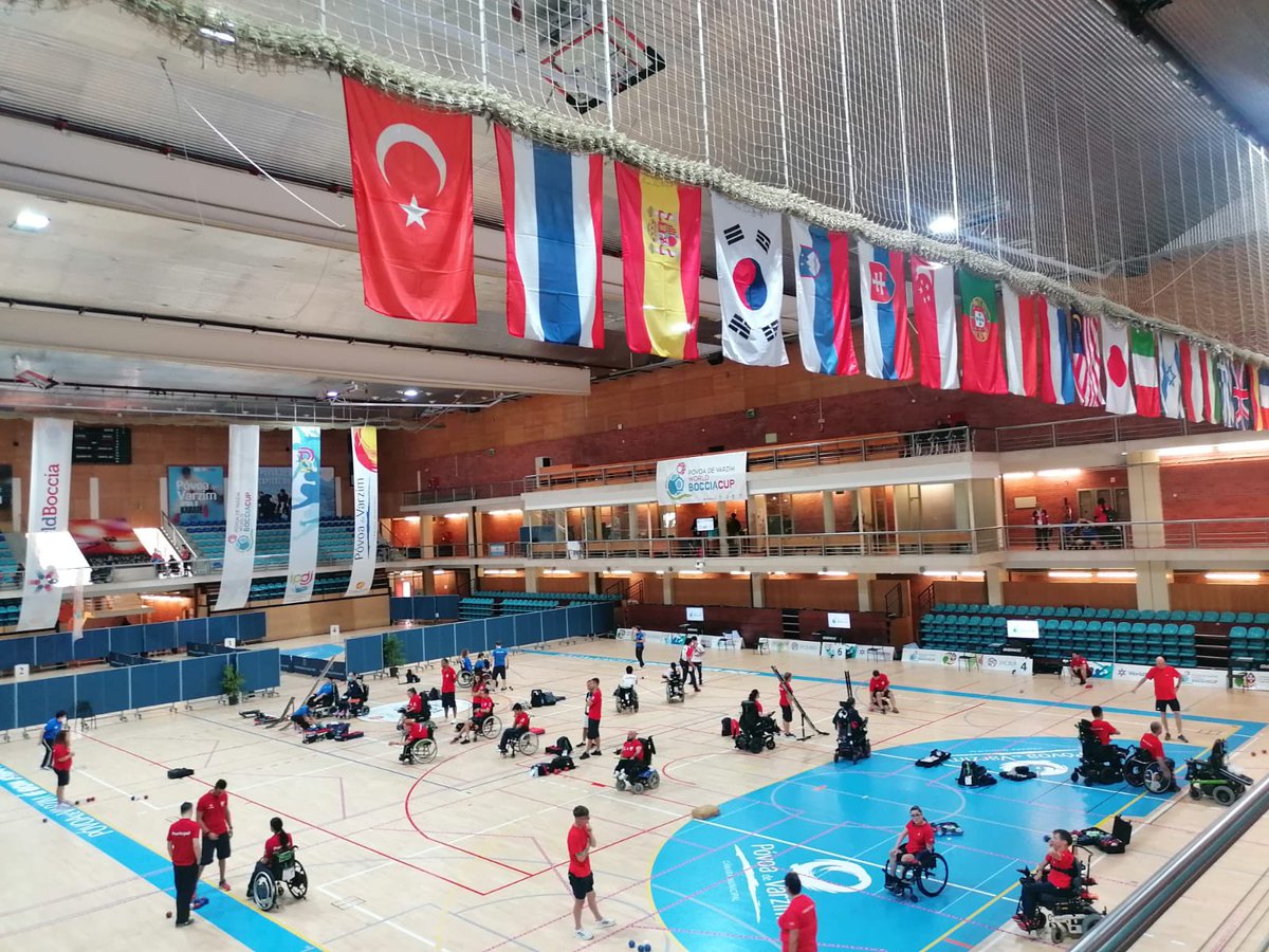TBBDF's tweet photo. Boccia Milli Takımımız 2024 Paris Paralimpik oyunları kota şansımızı devam ettirmek işin Portekiz’de. Takımımıza başarılar diliyoruz 🇹🇷🇹🇷🇹🇷
@OA_BAK 
@MutluTurkmen https://t.co/stxu3OaItA