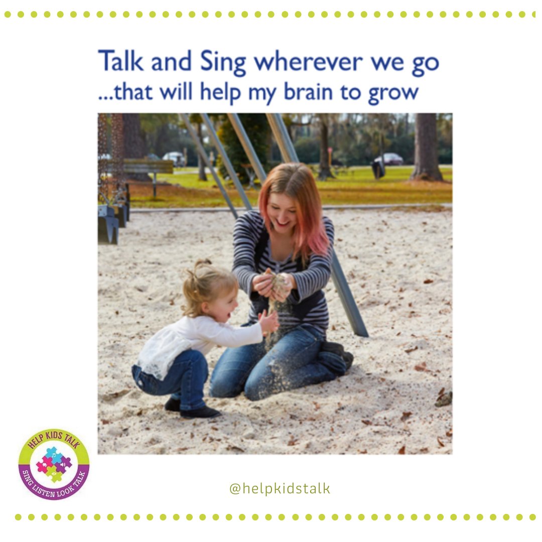 ✨October message of the month✨
Talk and sing wherever we go...that will help my brain to grow. Everyday activities and routines bring with them so many opportunities to support children's understanding and use of words!