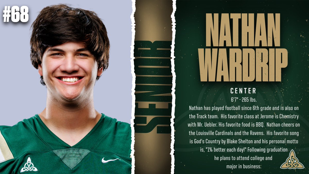 CeltsFootball's tweet image. Meet our Senior starting Center, @nathan_wardrip ! #GoCelts #Together