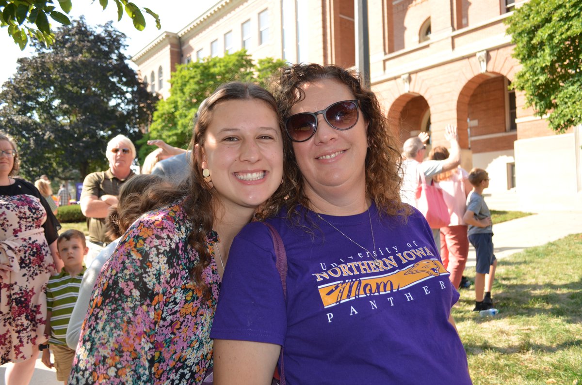 COE_UNI's tweet photo. A tradition continues... welcome to the new inductees into UNI Teacher Education! Full of the pomp and circumstance this milestone deserves. Congrats to all and thanks to everyone who joined in this Family Weekend!! #UNITeacherEd https://t.co/S5l5liH2ON