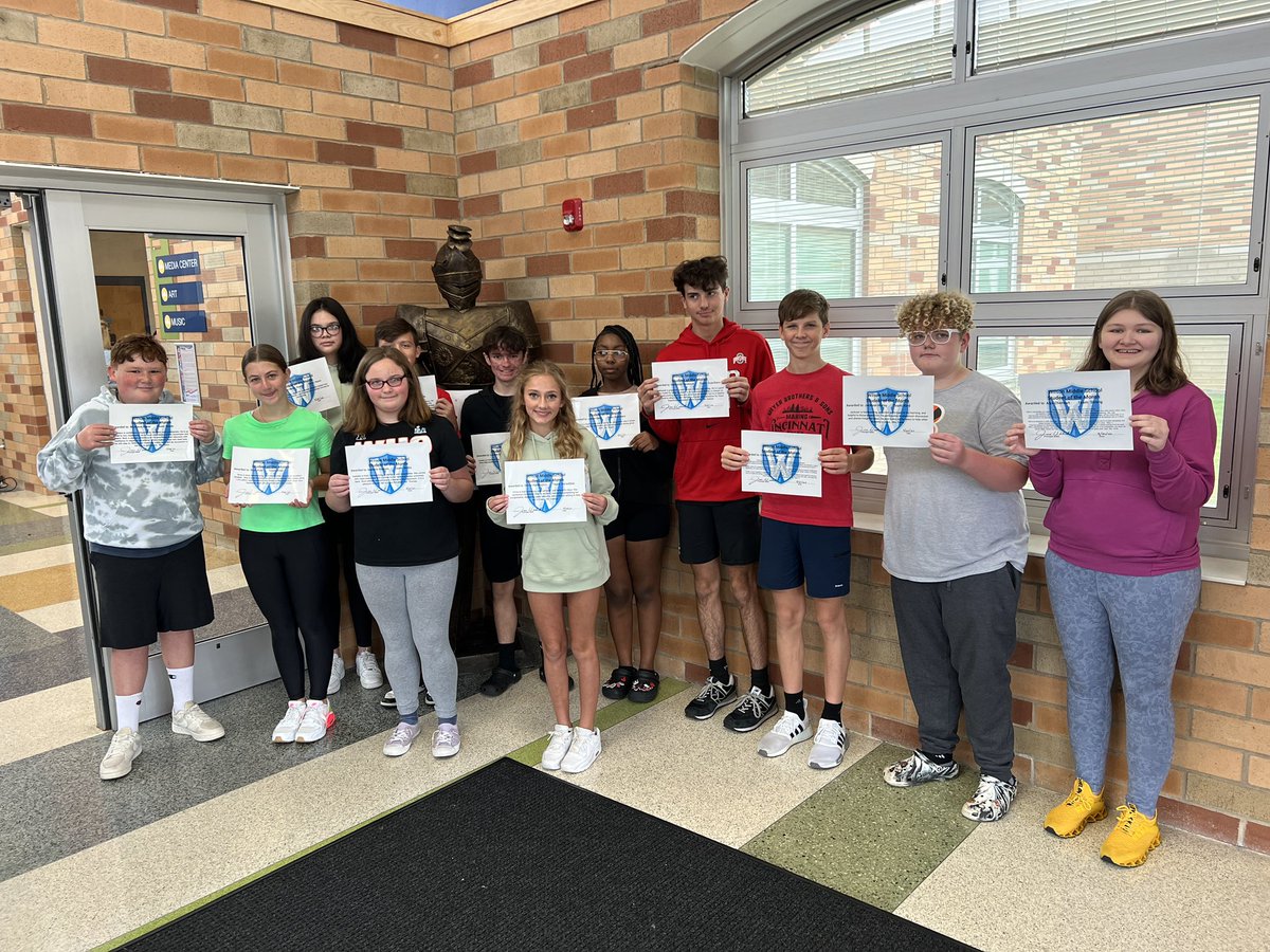Congratulations to our September Students of the Month. #THEWilsonWay #KnightsUnited