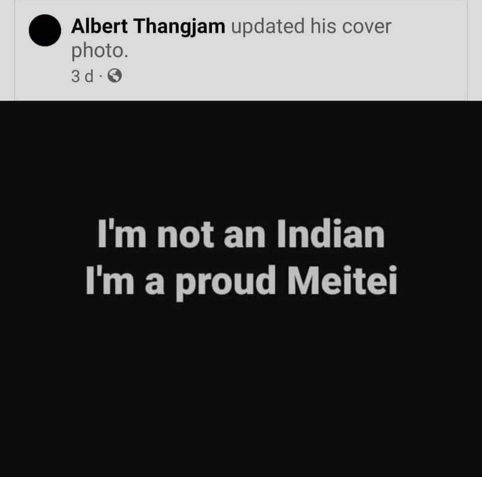 BeingChikim's tweet photo. Meiteis (Manipuri) are Foreigners. The reason of Manipur Violence, Meiteis attacked Kuki-Zo tribals #AntiIndiaMeitei #AntiNationalMeitei #IndiaMustKnow #MeiteimilitanthataoBharatbachao #MeiteiRapists #MeiteiTerrorists #MeiteiWarCrimes #MeiteiAtrocities #KukiZo #MeiteiMilitants https://t.co/UtWRJkLJap