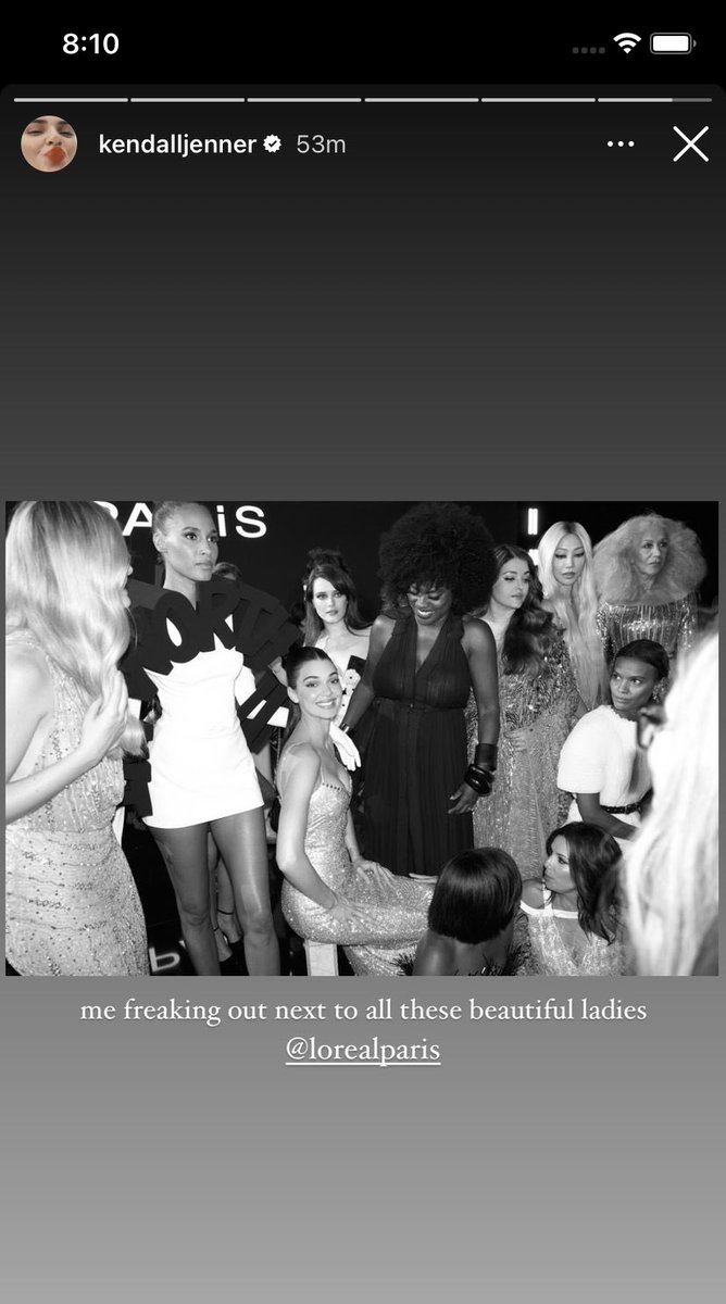 #AishwaryaRaiBachchan #KatherineLangford at #ParisFashionWeek2023 
Insta story put up by 
#kendalljenner