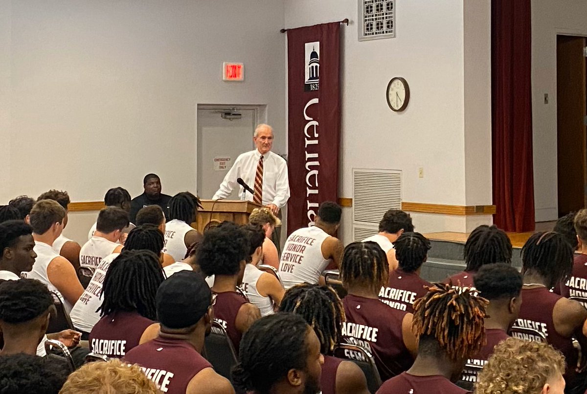 Great visiting <a href="/coachbyrondawso/">Coach Byron Dawson</a> and the @CentenaryFB team last Wednesday! We discussed the program's past, sports life lessons, and future opportunities for the players. Coach Dawson has an inspiring vision - excited to see what's next for Centenary Football!