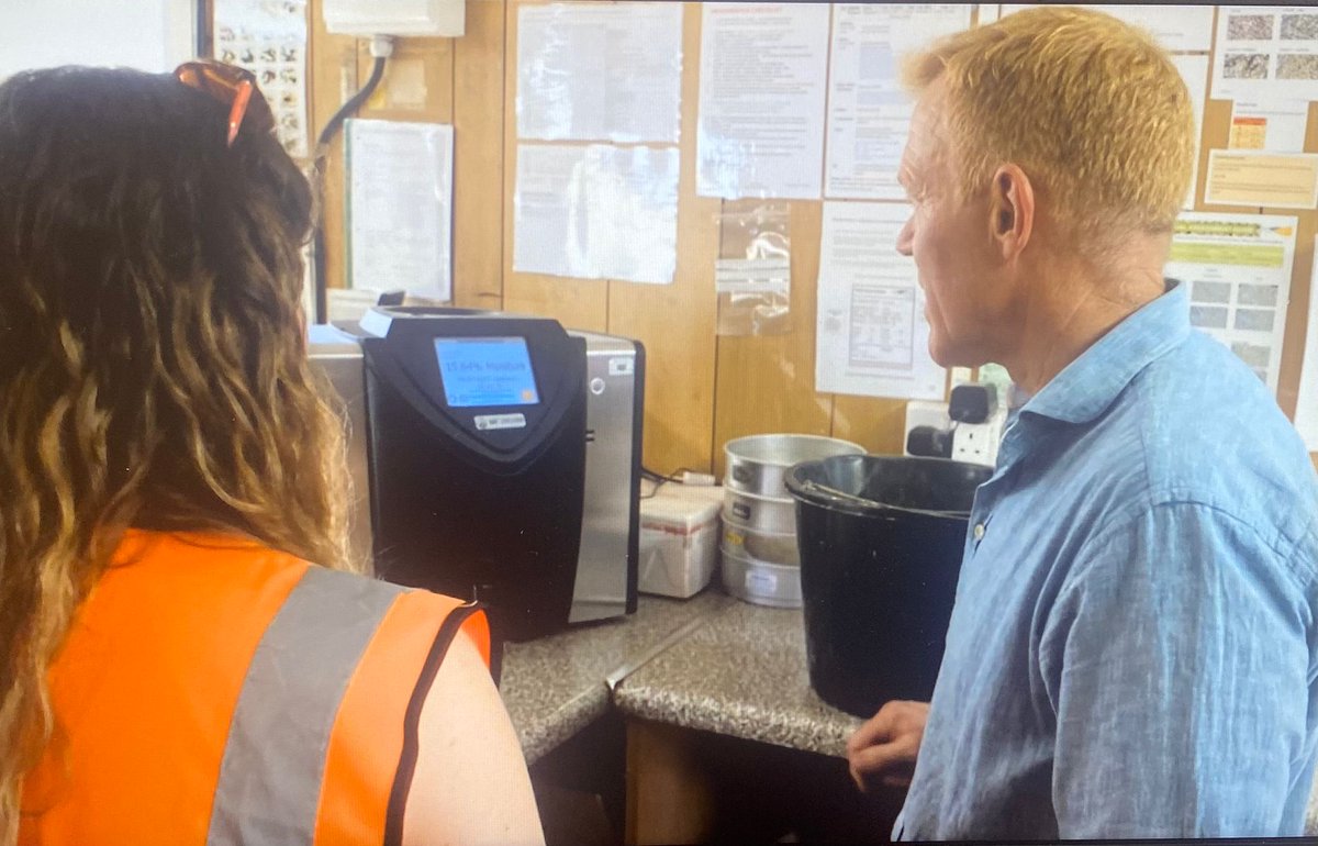 Great to see #BBC #Countryfile using the industry standard of grain moisture meter! Contact us directly for more information on the #DICKEYjohn #GAC2500 #grainmoisturemeter #Harvest