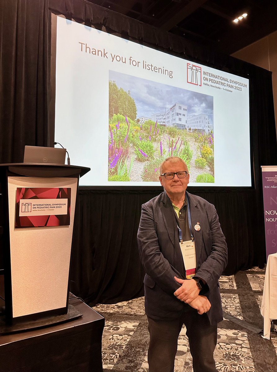 On the International Symposium on Pediatric Pain Mats Eriksson, <a href="/mats_matseswe/">Mats Eriksson</a>, presented Lilla Barnsmärtguiden - www.lillabarnsmartguiden

#Health #Children