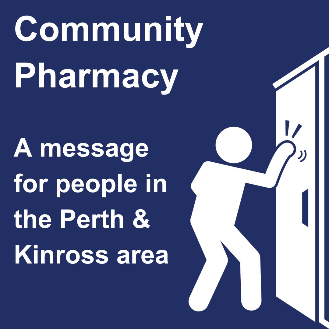 We are aware of people claiming to work for NHS knocking on doors in Perth &amp; telling residents about pharmacy closures/medicine delivery issues. Our staff do not go to houses unannounced &amp; share info this way. No pharmacies are closing in Perth &amp; there are no delivery issues.