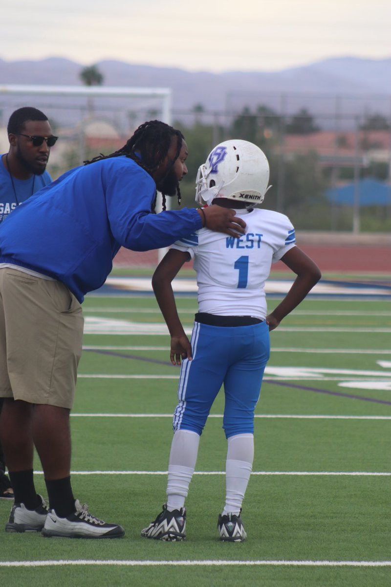 CoachWest100's tweet photo. βPassion always looks like aggression to the unmotivatedβ #BigBrayden #NoFlyZone #WestEmpire #LegacyAvenue #BoyzInBlue https://t.co/weTyqZ1pbj