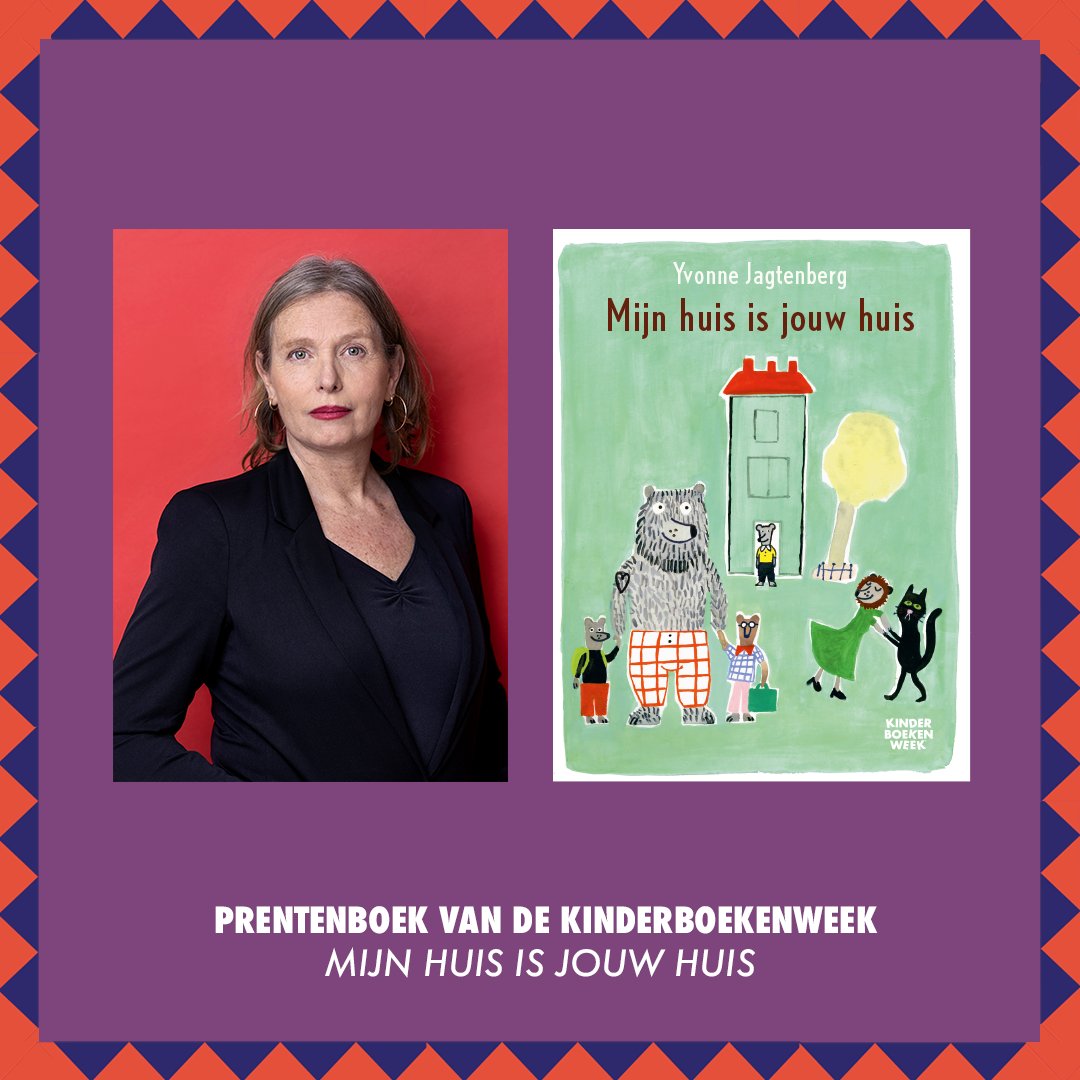 Nog twee nachtjes en dan gaat de Kinderboekenweek van start. Yvonne Jagtenberg heeft het Prentenboek van de Kinderboekenweek ‘Mijn huis is jouw huis’ gemaakt. Van woensdag 4 tot en met zondag 15 oktober kun je het Prentenboek voor € 8,25 vinden bij je boekhandel.