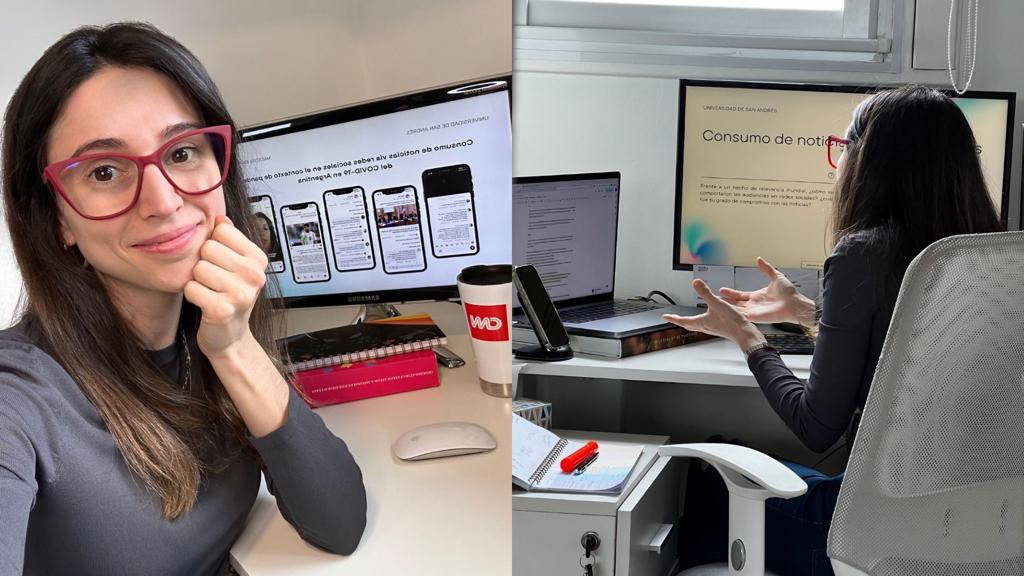 💐Felicitaciones, Magíster!🎓<a href="/FerBrovia/">Fer Brovia</a> defendió su tesis: El consumo de noticias vías redes sociales en el contexto de pandemia del COVID-19 en🇦🇷
👩🏼‍🏫Tutora: <a href="/SilviaRGelbes/">Silvia Ramírez</a> 
⚖️Jurado: <a href="/ugemitch/">Eugenia Mitchelstein</a> <a href="/MarianoVidal7/">Mariano Vidal🦖</a> <a href="/nigropatricia/">Patricia Nigro</a>  
🔎Para saber más sobre Fer👇🏼
linkedin.com/feed/update/ur…