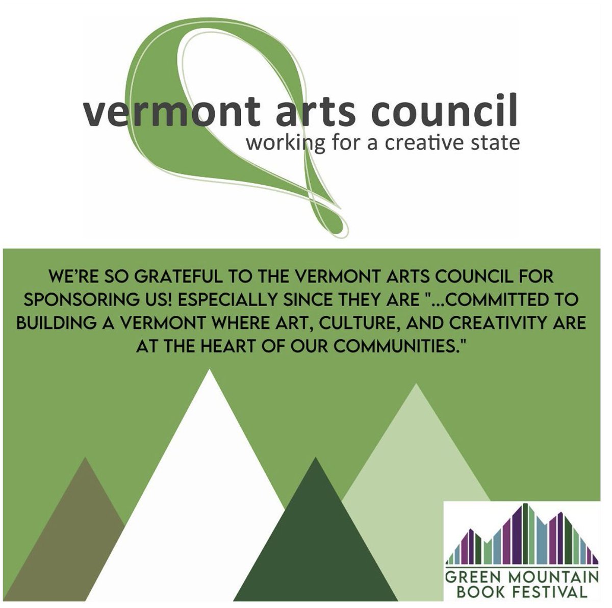 Green Mountain Book Festival tweet media