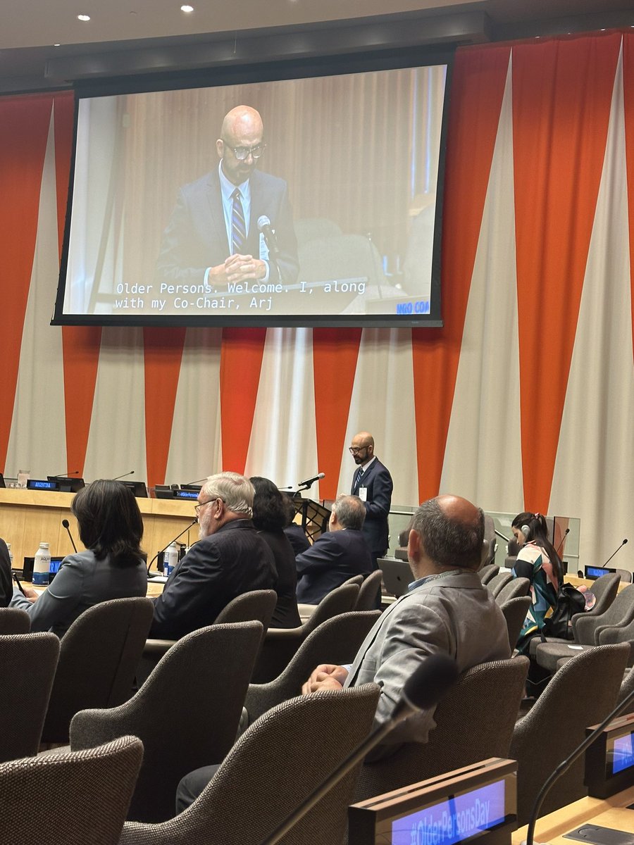 Christopher Hanway. Chair of the UNIDOP 2023 Programme sub- Committee in the NGO Committee on Ageing in New York. #UNIDOP2023 #OlderPersonsDay