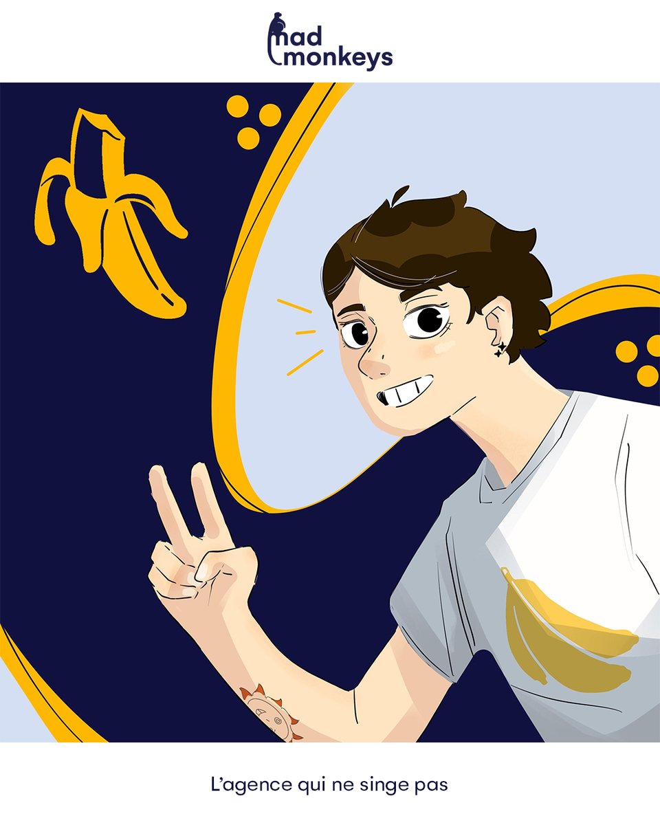 [NEW MEMBER] Bienvenue à Romain ! Notre nouveau monkey rejoint l'équipe en qualité de graphiste junior ✏️
Passionné d'illustration et de mangas, Romain intègre cette année le BUT 3 Métiers du Multimédia et de l'internet à l'<a href="/iutdecorse/">IUT de Corse</a> ! 

#Graphisme #SocialMedia #Bastia #Corse