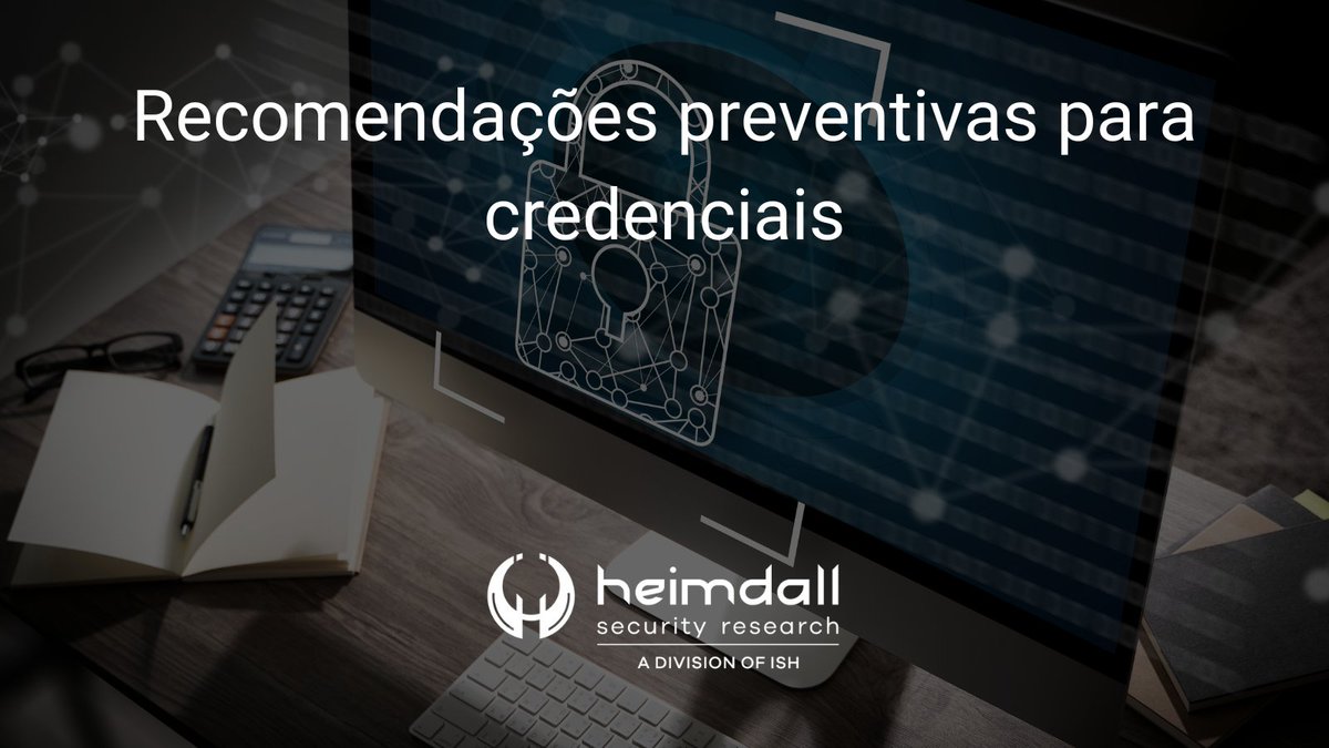 heimdallish's tweet image. Neste boletim, apresentamos algumas recomendações visando mitigar o #vazamento de #credenciais, bem como, caso já tenha ocorrido apresentamos ações que podem ser tomadas para evitar que futuros incidentes de seguranças venham a ocorrer. #senhas

Heimdall
rb.gy/0q1p8