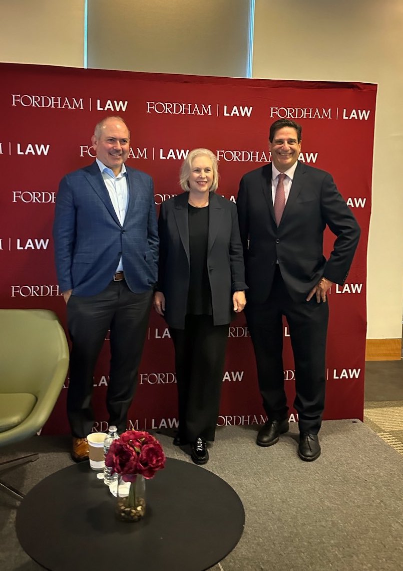 It was a true honor to chat with <a href="/SenGillibrand/">Kirsten Gillibrand</a> at the <a href="/FordhamCrypto/">FordhamLawCrypto</a> Symposium today about the future of crypto legislation in the US.  The Senator is a true leader, building a meaningful bi-partisan consensus with <a href="/SenLummis/">Senator Cynthia Lummis</a>.  Just what we need right now.

Let’s go!!