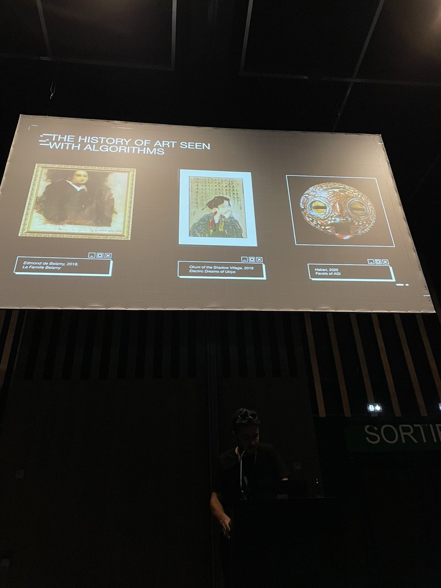 Right now to close our workshop we have <a href="/casellesdupre/">Hugo Caselles-Dupré</a> on stage! Artist and Researcher talking about the Art in ARTificial Intelligence.
Join us and grab a Tshirt <a href="/ICCVConference/">#ICCV2025</a> room E08.