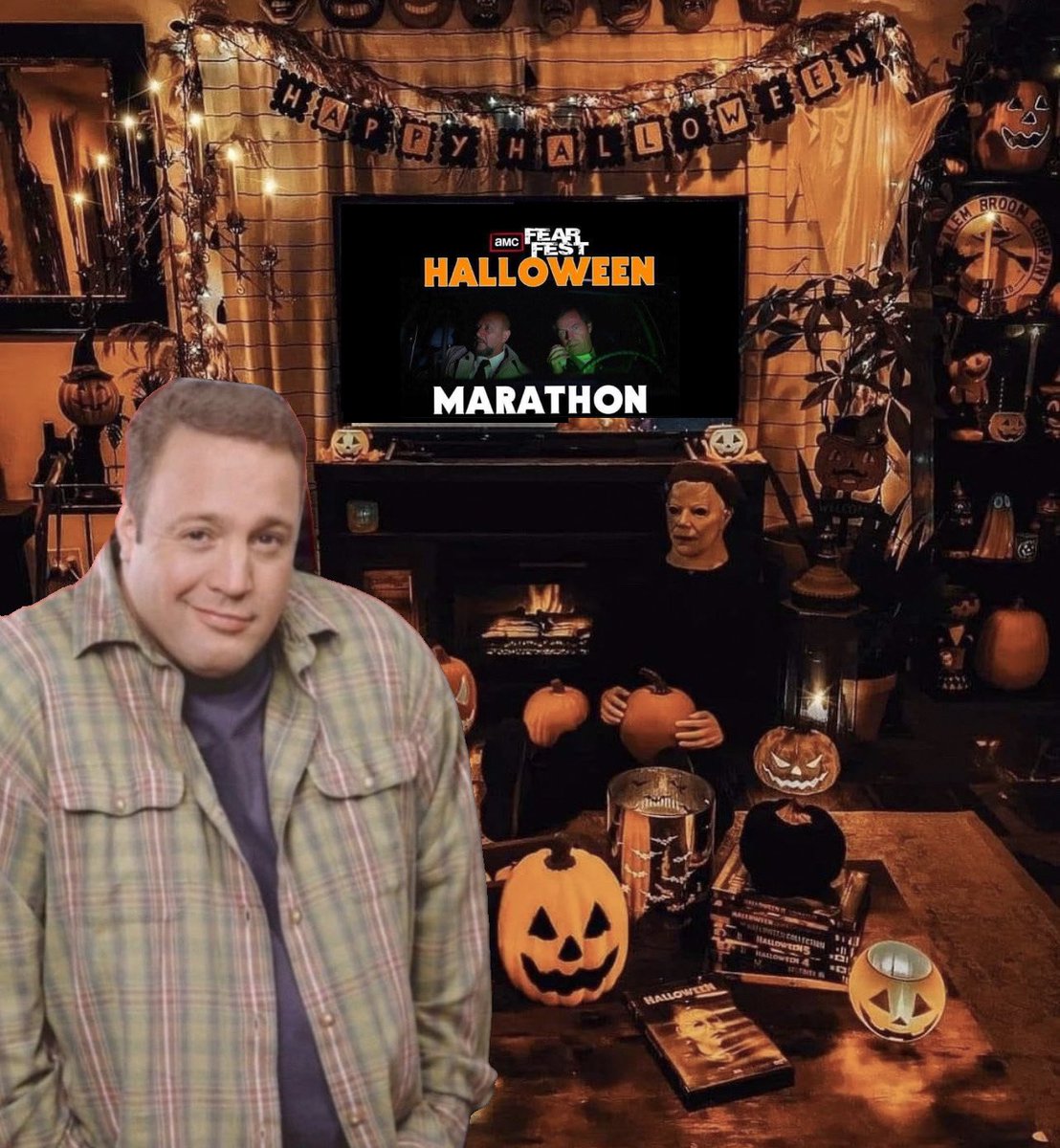 “Are you just gonna watch Halloween movies on tv all month?” 

Me: