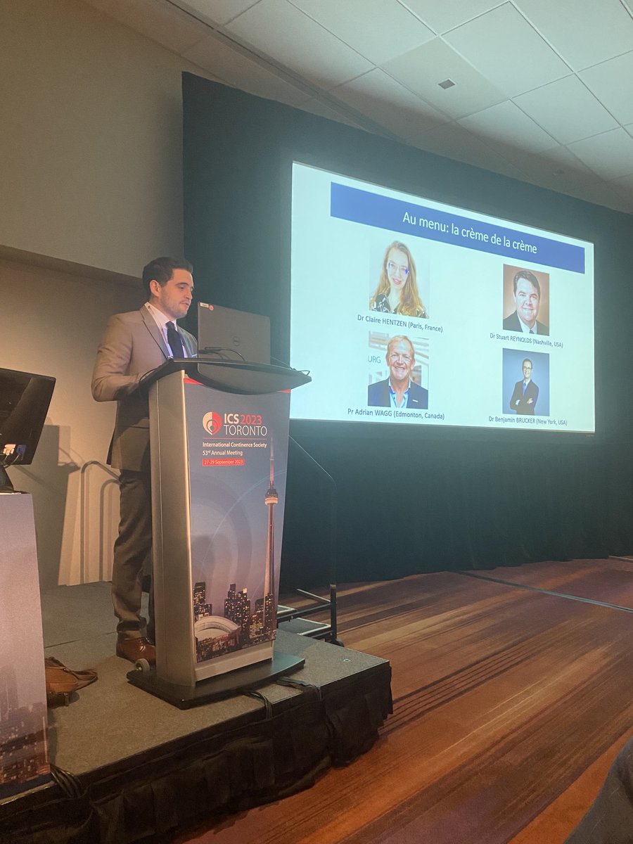 PelvicMedicine's tweet image. ⁦@BPeyronnet⁩ and panelist thanks for a  #Oab discussion ⁦@icsoffice⁩ #toronto #ics2023