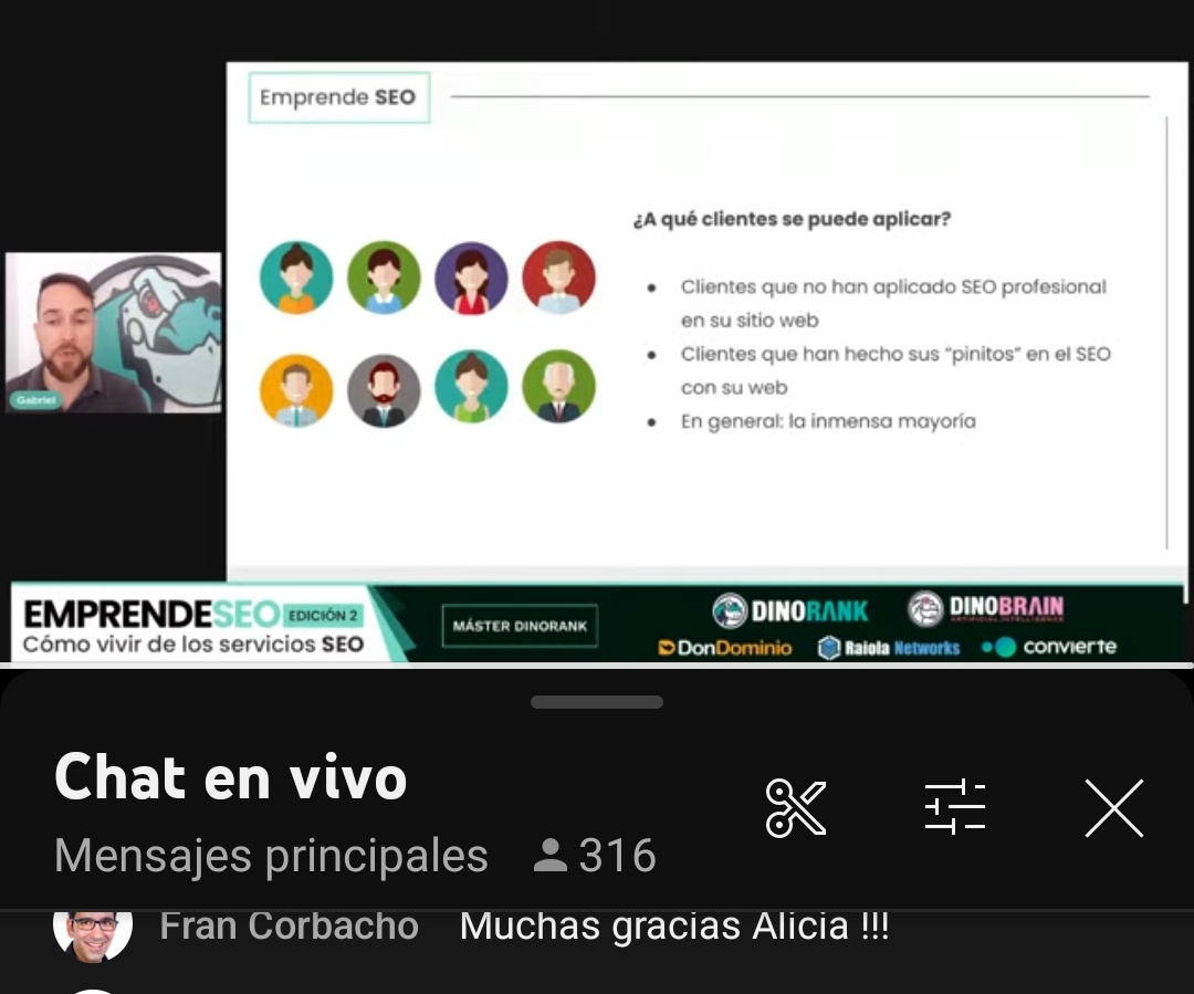 Aprende cómo hacer una #Auditoria SEO a tu página web y la de tus cliente con Gabriel Aylagas (co-fundador de #Dinorank) el evento #EmprendeSEO de @DinorankSEO.

👇 Únete aquí 👇
youtube.com/live/s4cJVAJxK…