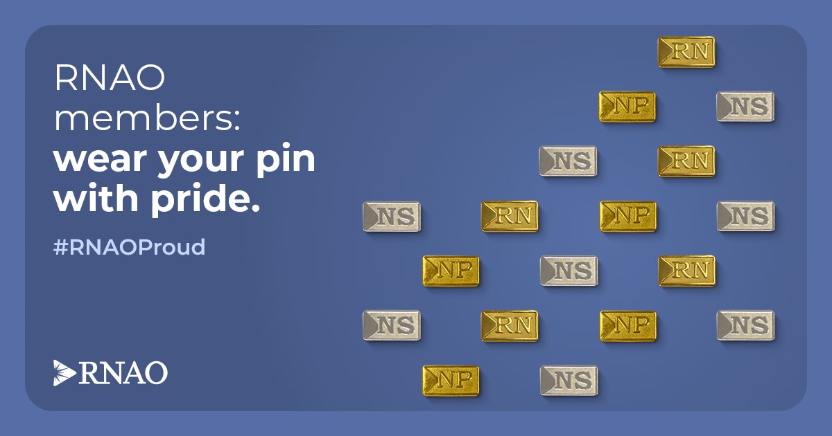 Be #RNAOProud!

Show us how you wear your #RN, #NP or #nursingstudent pin! Tag us in your photos &amp; use #RNAOProud to participate.⭐️

RNAO.ca/news/wear-your…
