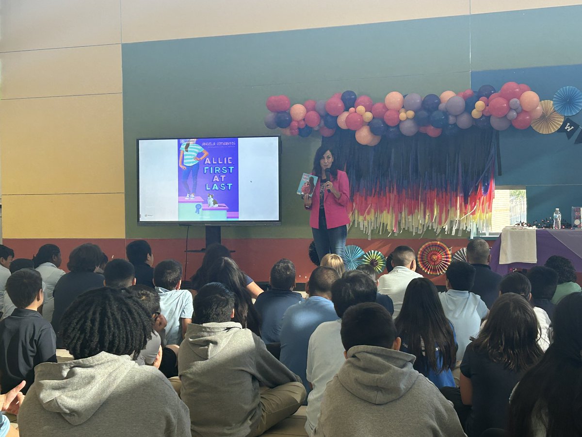 Gail Becker (@beckergaile) on Twitter photo <a href="/AngelaCervantes/">Angela C. is not here.</a> sharing her journey as an author with <a href="/OrtizLibrary259/">OrtizBulldogs</a> students. She overcame 20 rejections on her way to fulfilling a lifelong dream! <a href="/Watermarkbooks/">Watermark Books & Café</a> <a href="/usd259libraries/">usd259libraries</a> #wpscommunityoflearning <a href="/AngelaCervantes/">Angela C. is not here.</a> sharing her journey as an author with <a href="/OrtizLibrary259/">OrtizBulldogs</a> students. She overcame 20 rejections on her way to fulfilling a lifelong dream! <a href="/Watermarkbooks/">Watermark Books & Café</a> <a href="/usd259libraries/">usd259libraries</a> #wpscommunityoflearning