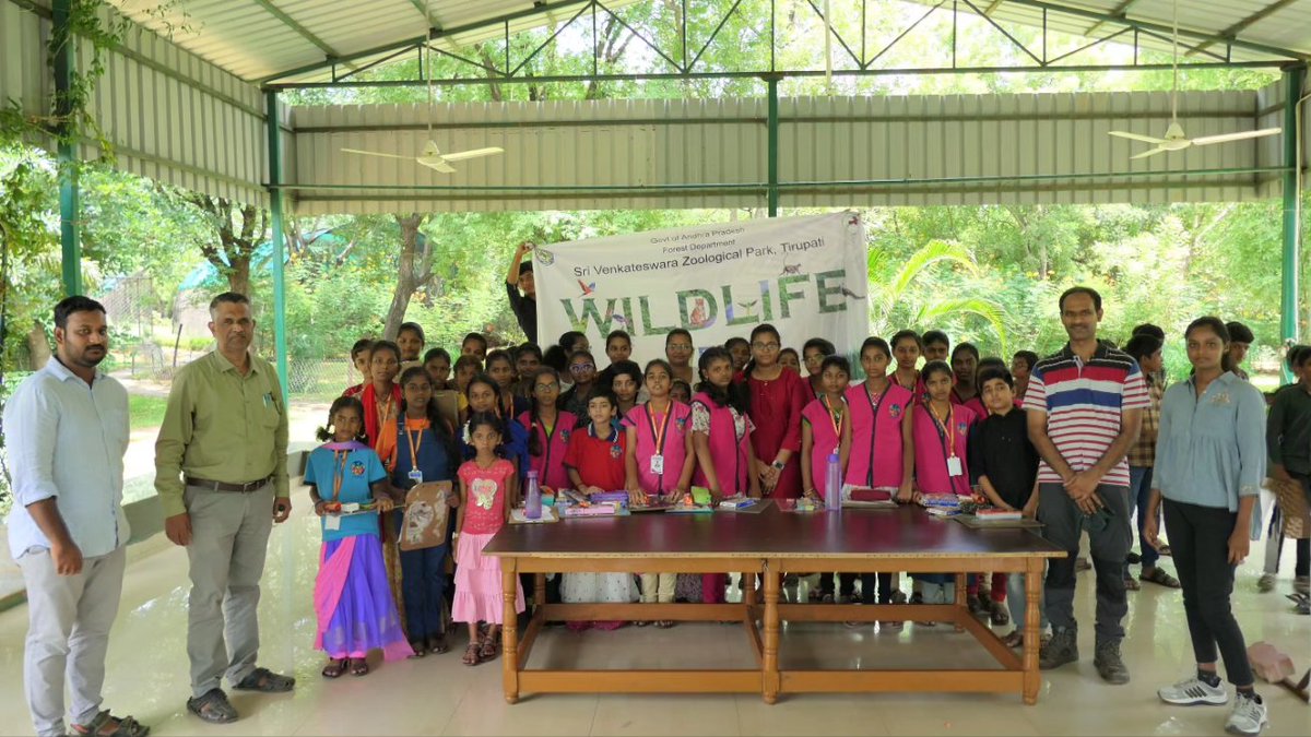 S V Zoo Park has conducted Drawing and Photography competition on the inaugural day of Wildlife Week, 2023