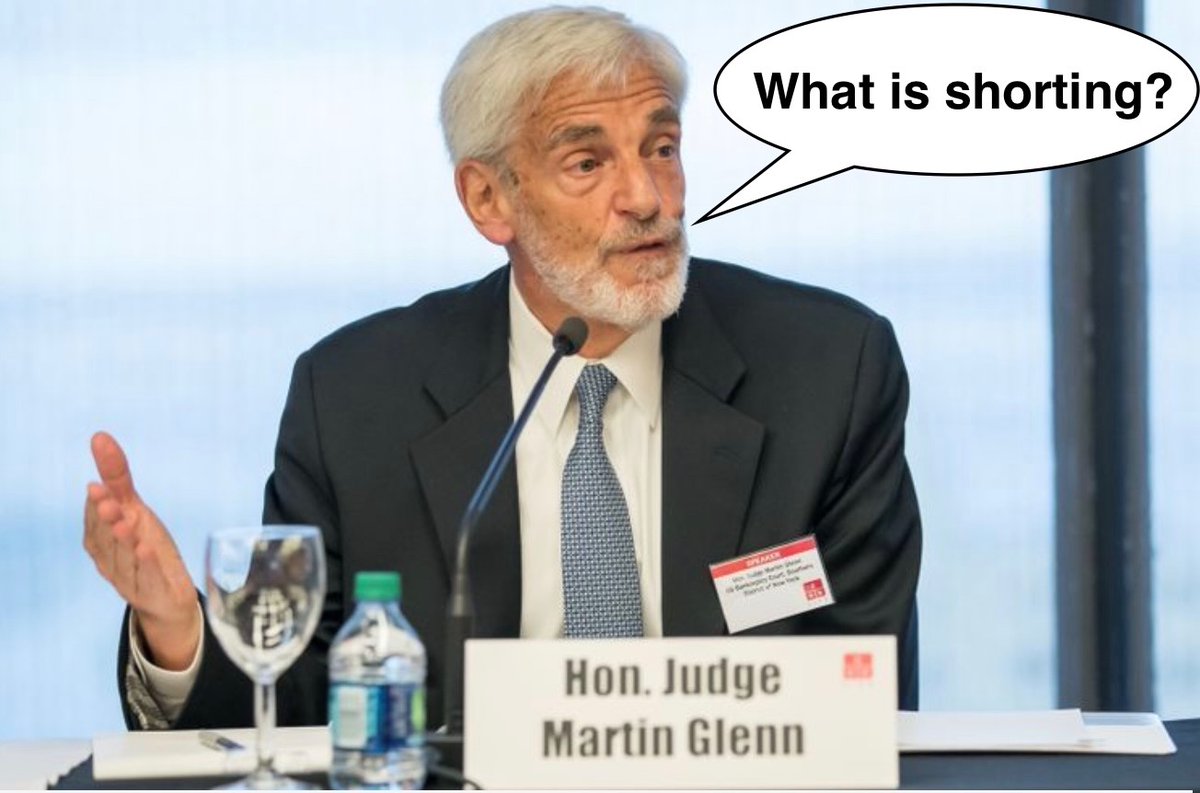 👨‍⚖️Judge Glenn admitted in open court last week that he didn't understanding shorting.  @Aaron_Colodny of @WhiteCase only wants the Judge to focus on the buying (longing) w/ respect to #CEL token price determination.  Aaron is a deceptive manipulator of the courts. #CEL81 #Celsius