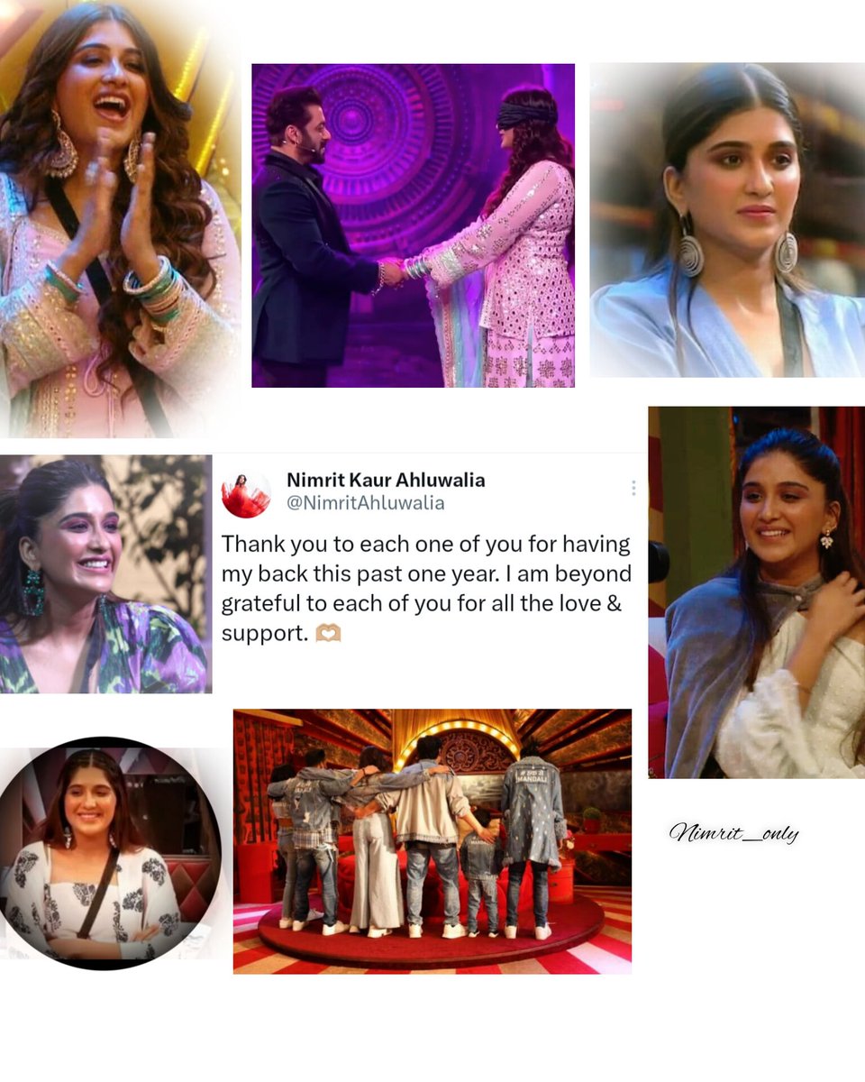 Nimrit_only's tweet photo. This one year is very special to me.. I joined this fandom and very proud to be here.. #Nimritians

#fansfavourite #NimritKaurAhluwalia #ChardiKalaVichRehNimrit https://t.co/Nc5IzqpUks